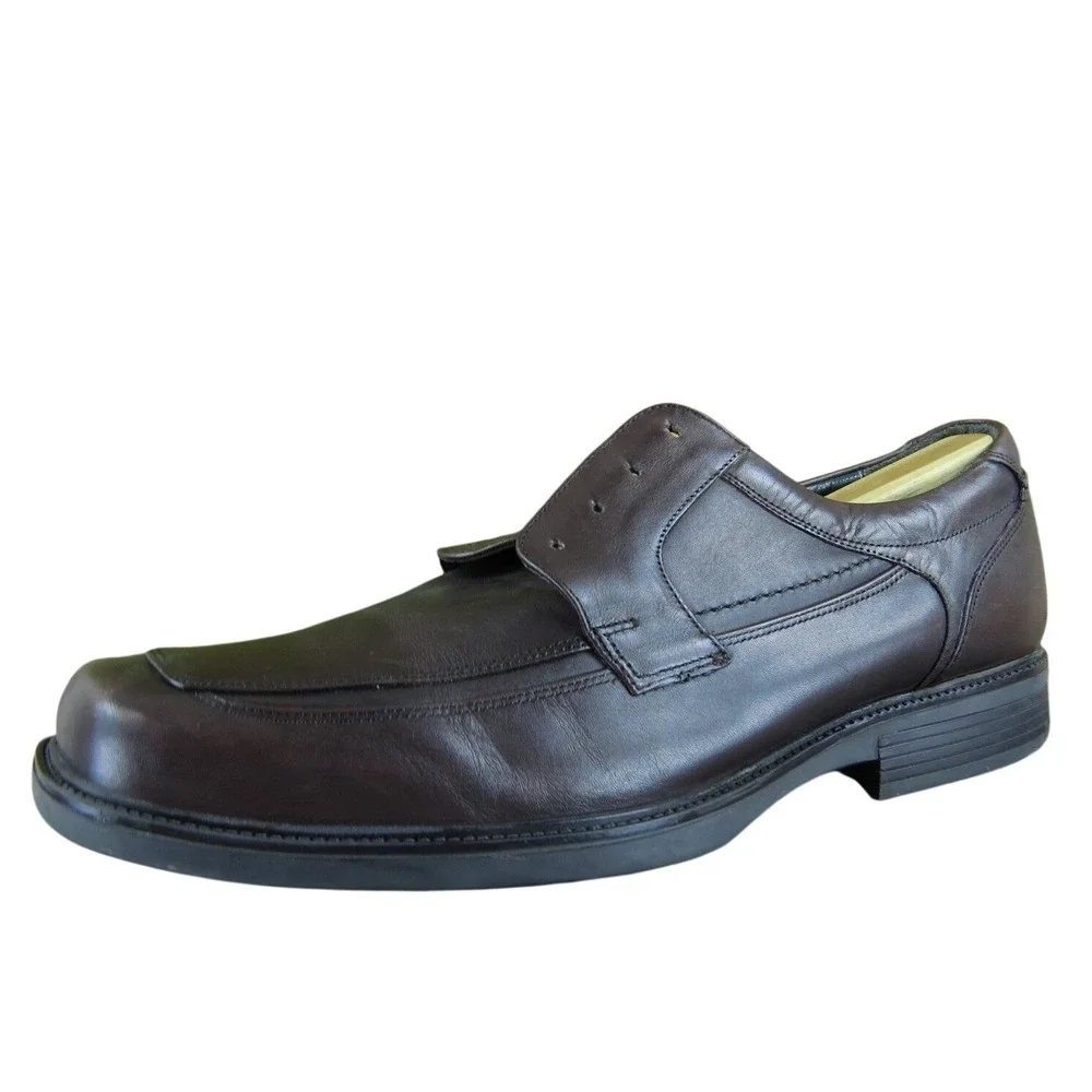 Johnston & Murphy Men  Derby Oxfords‎ Brown Leather Size 13 Medium  Used 2025
